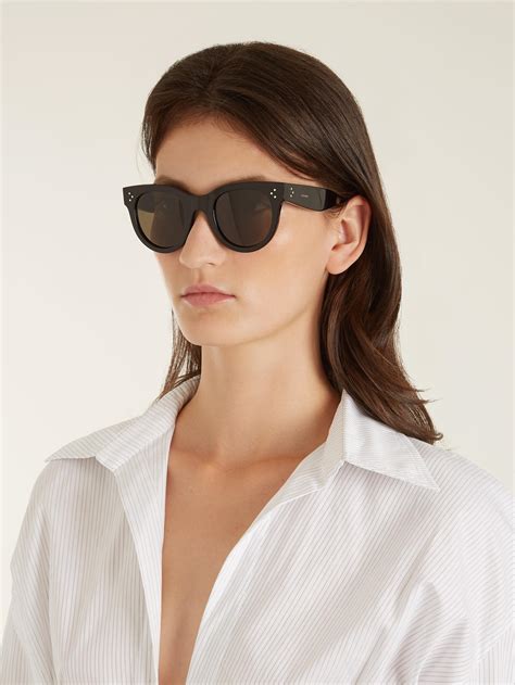 celine sunglasses audrey replica|Celine eyewear rectangular sunglasses.